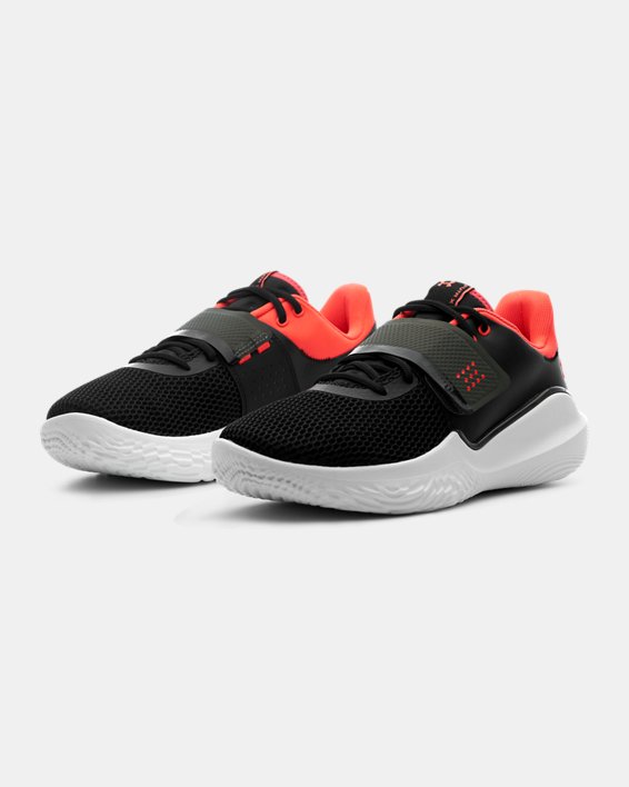 中性UA Flow FUTR X籃球鞋, Black, pdpMainDesktop image number 3